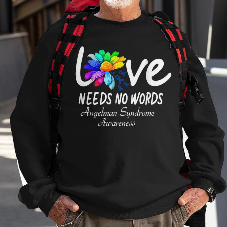 Angelman Syndrome Awareness Men Women Sweatshirt Graphic Print Unisex Gifts for Old Men