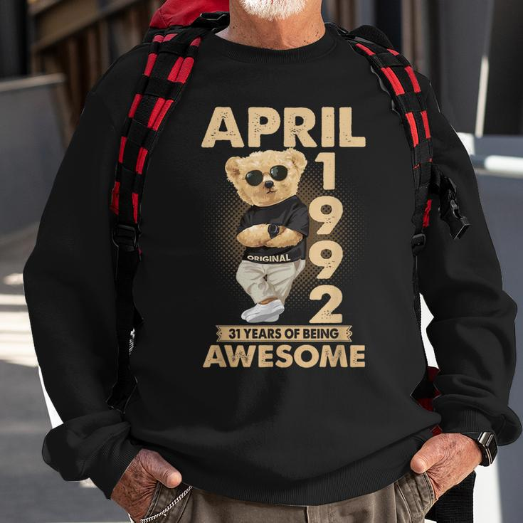 April 1992 31Th Birthday 2023 31 Years Of Being Awesome Sweatshirt Gifts for Old Men