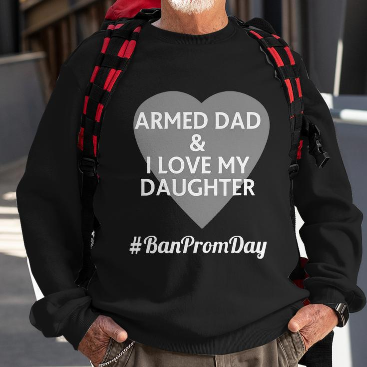 Armed Dad Sweatshirt Gifts for Old Men