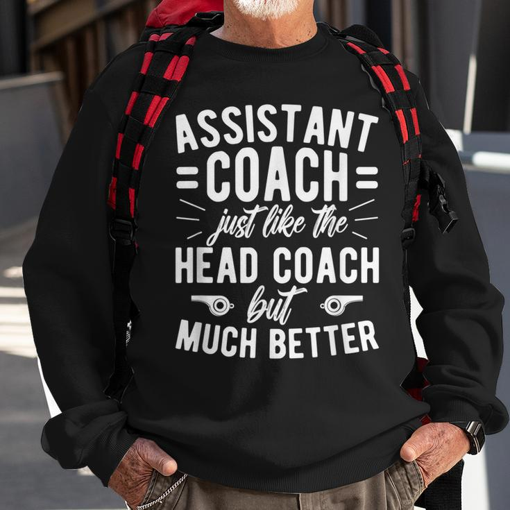 Assistant Coach Assistant Coaching Assistant Coaches Sweatshirt Gifts for Old Men