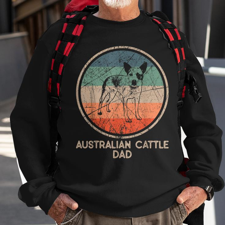 Australian Cattle Dog - Vintage Australian Cattle Dad Sweatshirt Gifts for Old Men
