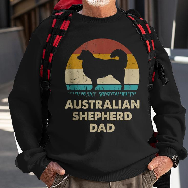 Australian Shepherd Dad Gift For Men Aussie Dog Vintage Sweatshirt Gifts for Old Men
