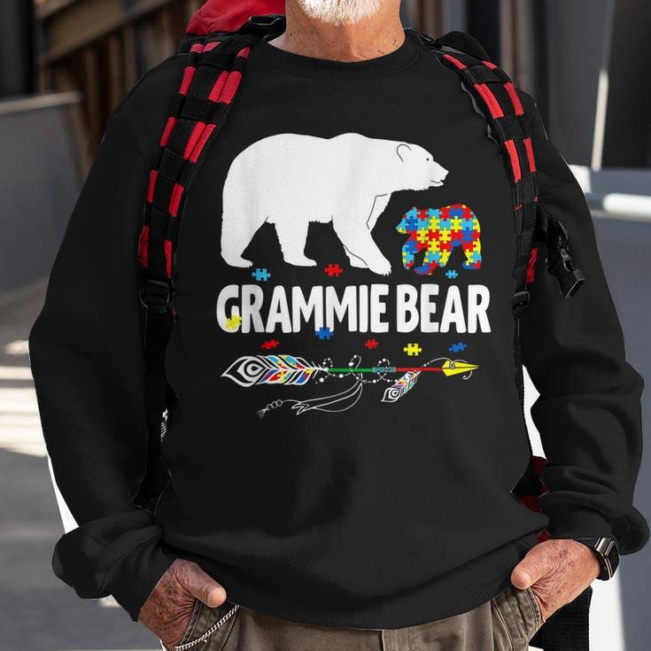 Autism Awareness Gift Grammie Bear Support Autistic Autism Sweatshirt Gifts for Old Men