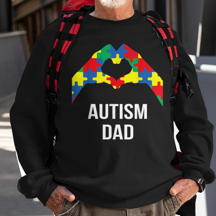 Autism Dad Its Ok To Be Different Autism Awareness Month Sweatshirt Gifts for Old Men