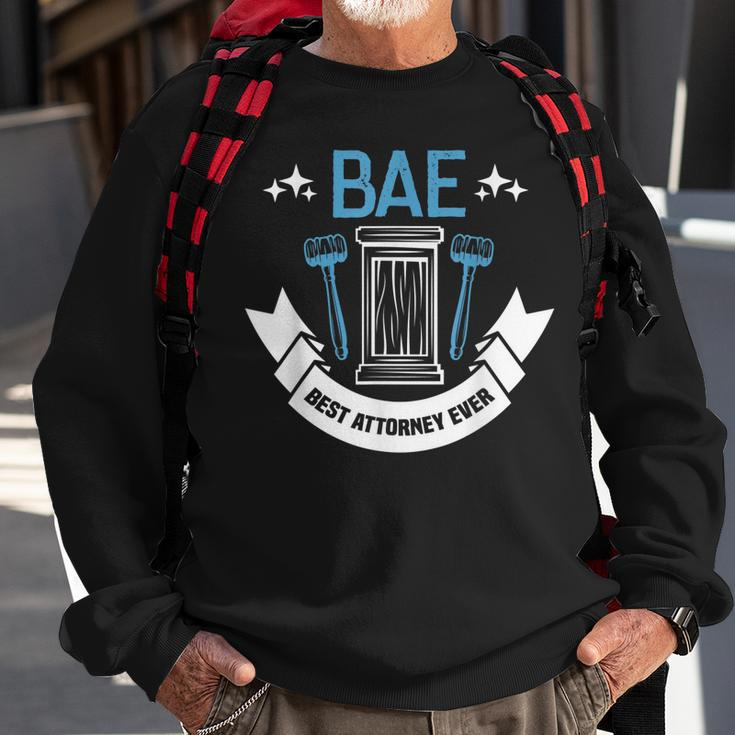 Bae Best Attorney Ever Future Attorney Retired Lawyer Men Women Sweatshirt Graphic Print Unisex Gifts for Old Men