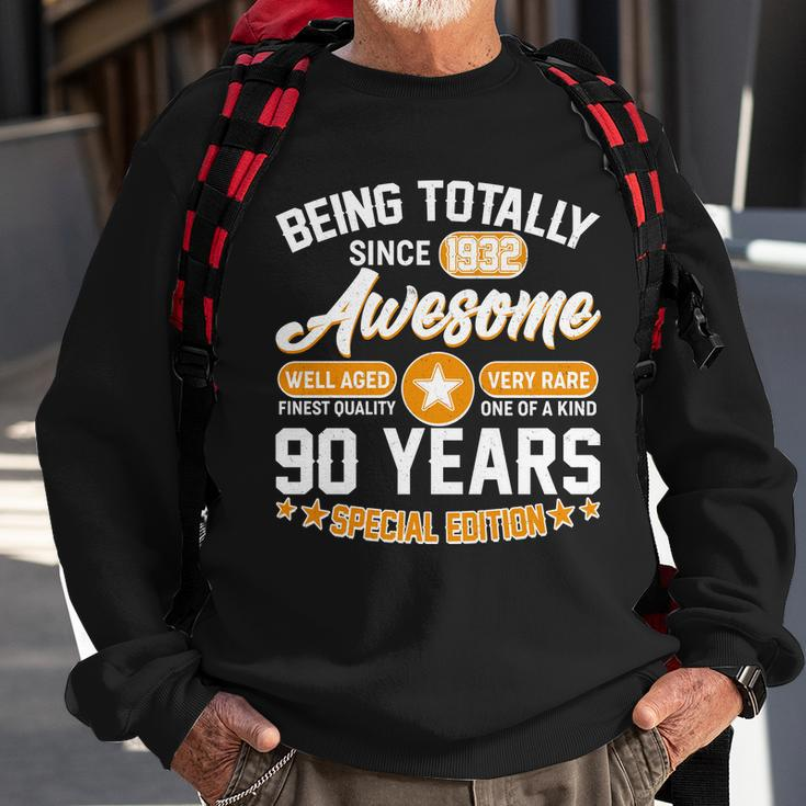 Being Totally Awesome Since 1932 90 Years Special Edition Sweatshirt Gifts for Old Men