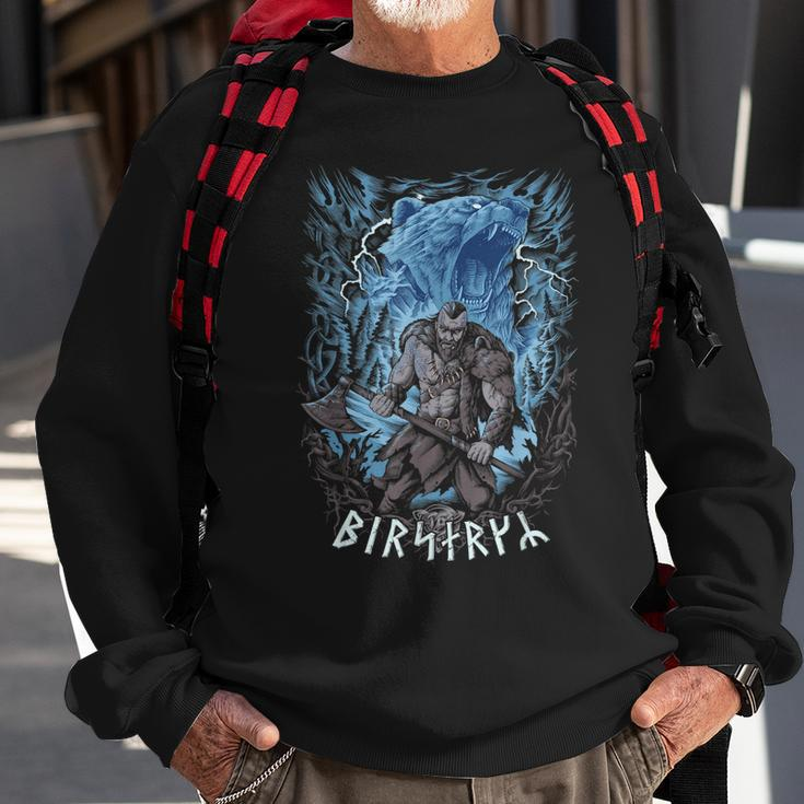 Berserker Wikinger-Krieger Nordische Heidnische Walhalla Sweatshirt Geschenke für alte Männer
