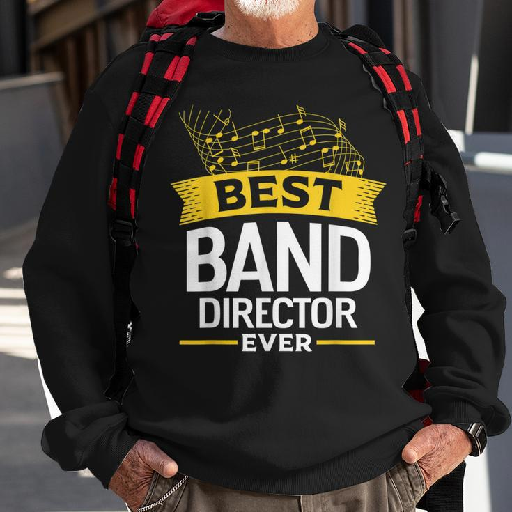 Best Band Director Ever Music Directing Musician Sweatshirt Gifts for Old Men