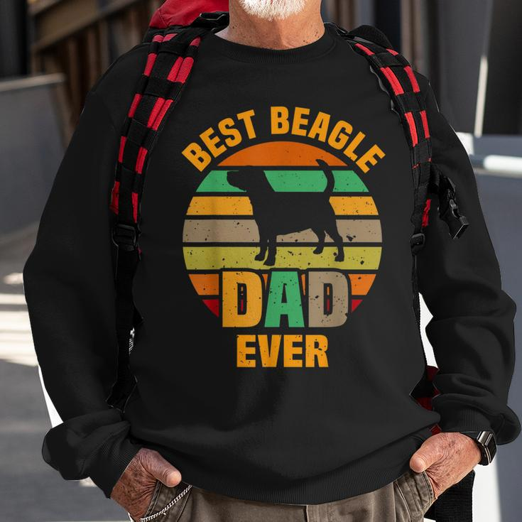 Best Beagle Dad Ever Retro Vintage Dog Lover Gift Gift For Mens Sweatshirt Gifts for Old Men