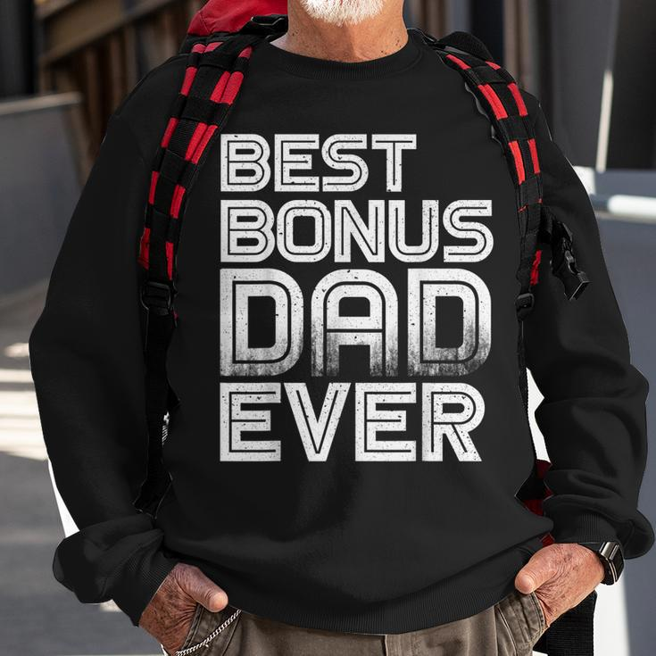 Best Bonus Dad Ever Retro Fathers Gift Idea Gift For Mens Sweatshirt Gifts for Old Men