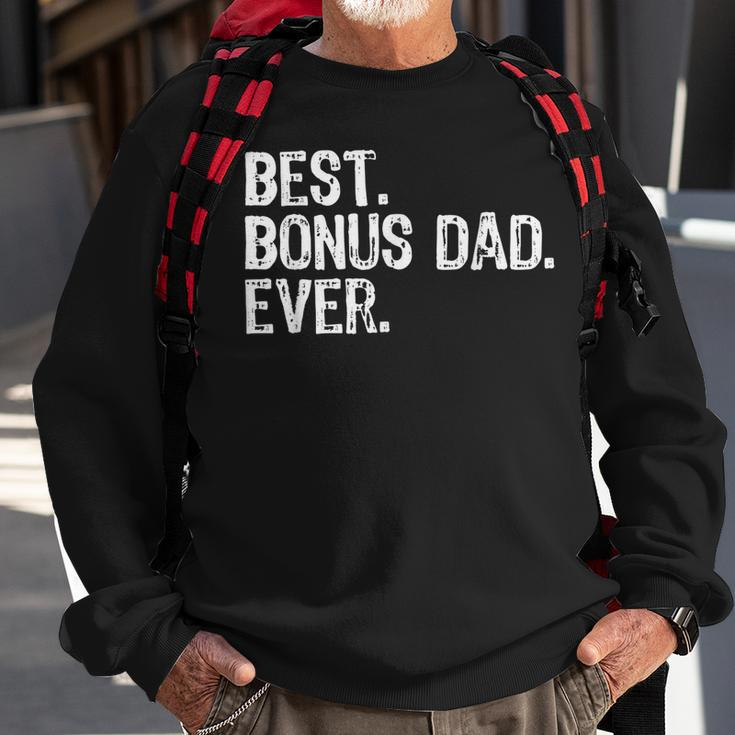 Best Bonus Dad Ever Stepdad Gift Halloween Sweatshirt Gifts for Old Men