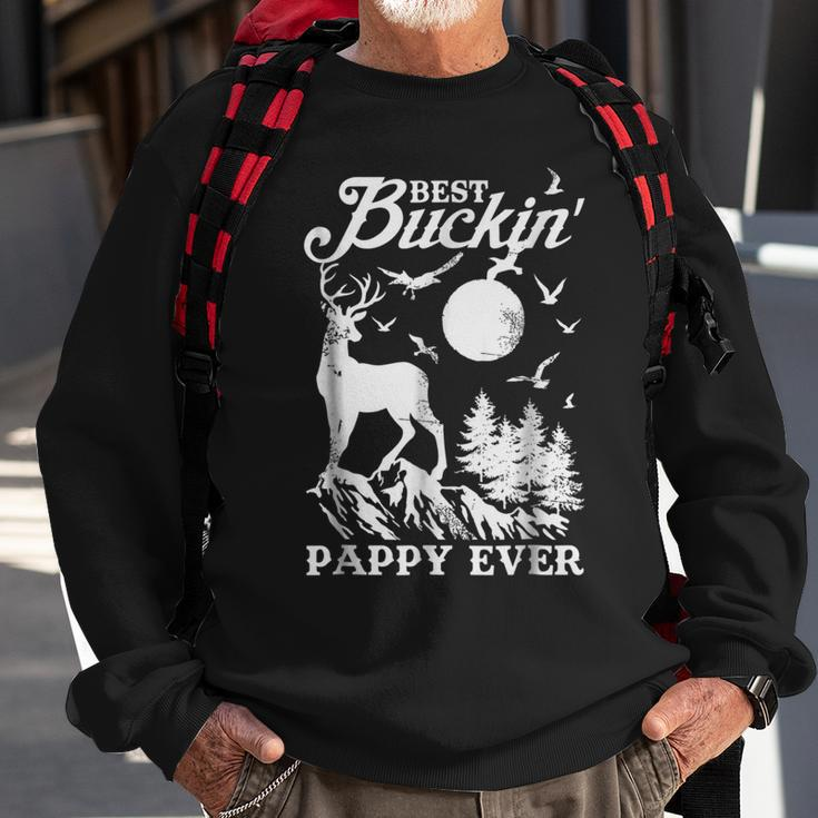 Best Buckin Pappy Ever Deer Hunting Fathers Day Gift Gift For Mens Sweatshirt Gifts for Old Men