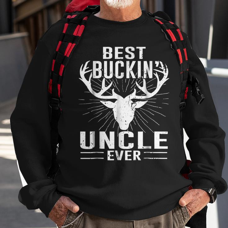 Best Buckin Uncle Ever Deer Hunting Lover Gifts Dad Sweatshirt Gifts for Old Men