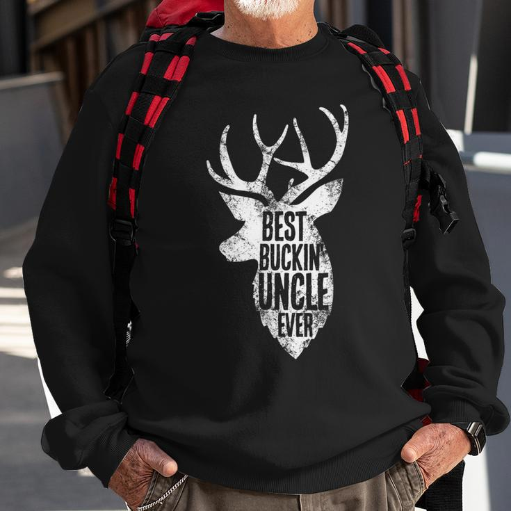 Best Buckin Uncle Ever Greatuncle Funny Deer PunSweatshirt Gifts for Old Men