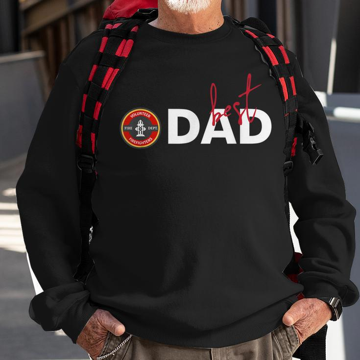 Best Dad Fire Fighter Volunr Father Days Sweatshirt Gifts for Old Men