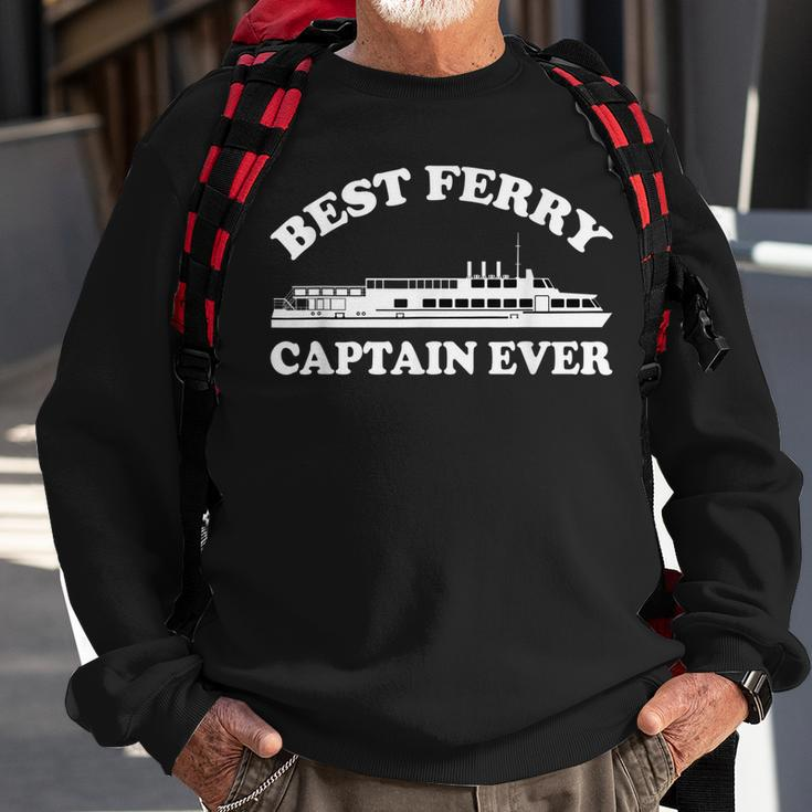 Best Ferry Captain Ever Apparel Ferry Boat Sweatshirt Gifts for Old Men