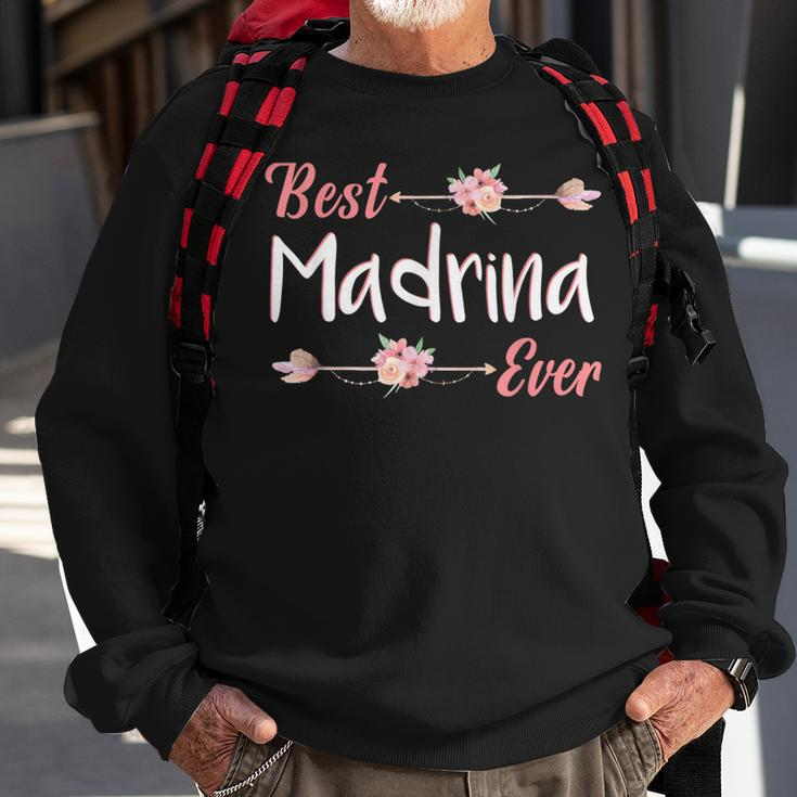 Best Madrina Ever Spanish Godmother Floral Gift Sweatshirt Gifts for Old Men