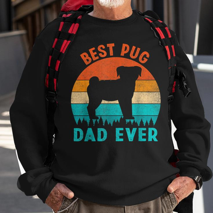 Best Pug Dad Ever Funny Gifts Dog Animal Lovers Walker Cute Sweatshirt Gifts for Old Men