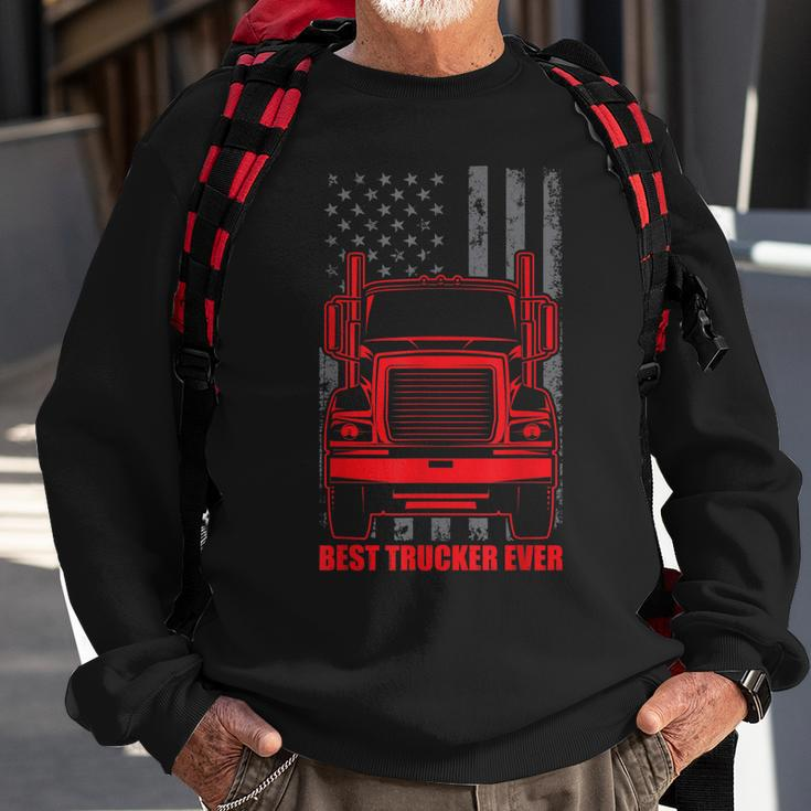 Best Trucker Ever | Truck Driver Gift For Any Trucker Sweatshirt Gifts for Old Men