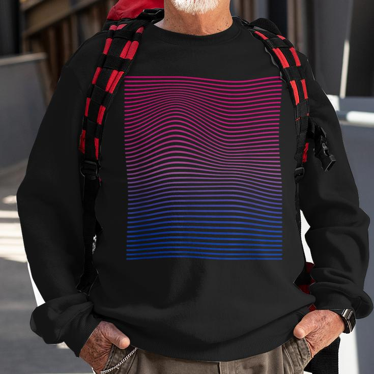 Bisexual Pride Subtle Bi Sweatshirt Gifts for Old Men