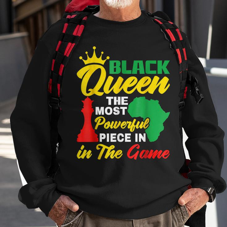 Black Queen Unapologetically Educated African Black History Sweatshirt Gifts for Old Men