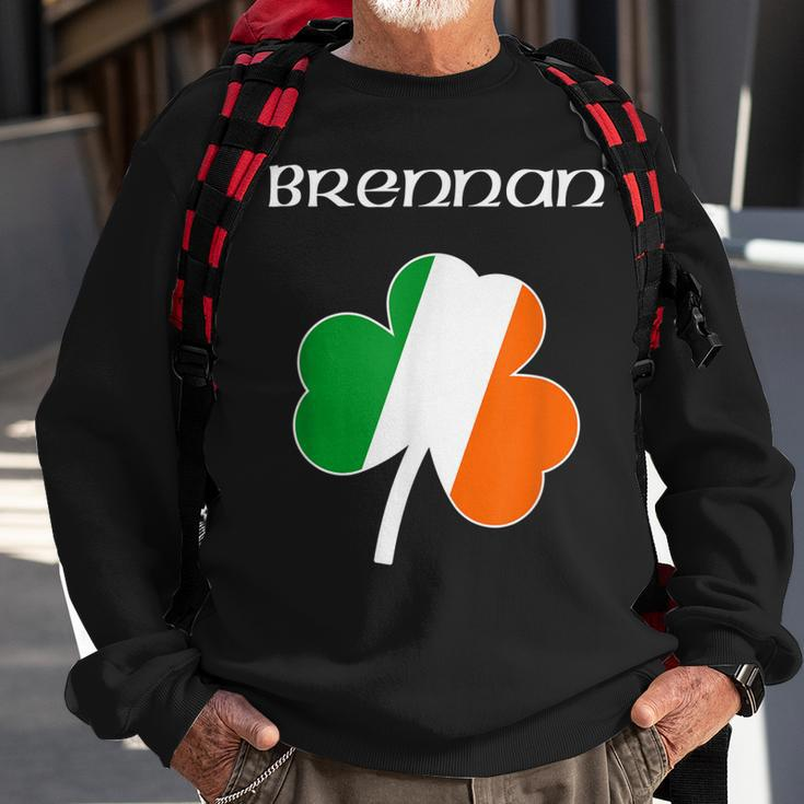 BrennanFamily Reunion Irish Name Ireland Shamrock Sweatshirt Gifts for Old Men