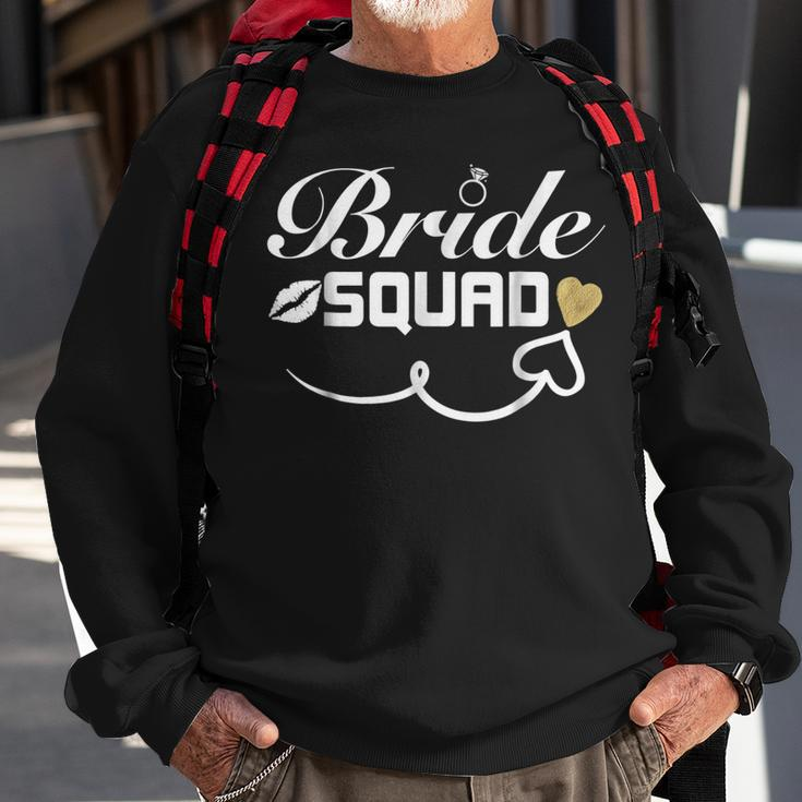Bride Squad Bachelorette Wedding Party Sweatshirt Gifts for Old Men