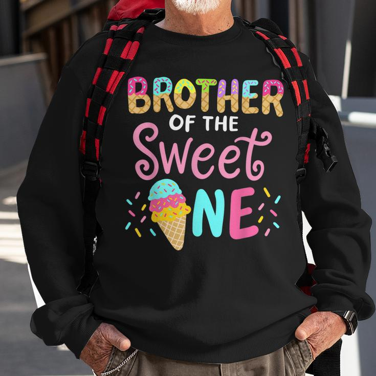 Brother Of Sweet One Birthday Matching Family Ice Cream Sweatshirt Gifts for Old Men