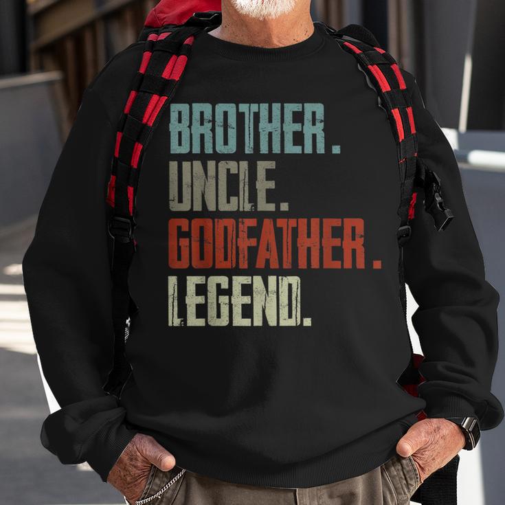 Bruder Onkel Patenvater Legende Onkel Geburtstag Sweatshirt Geschenke für alte Männer