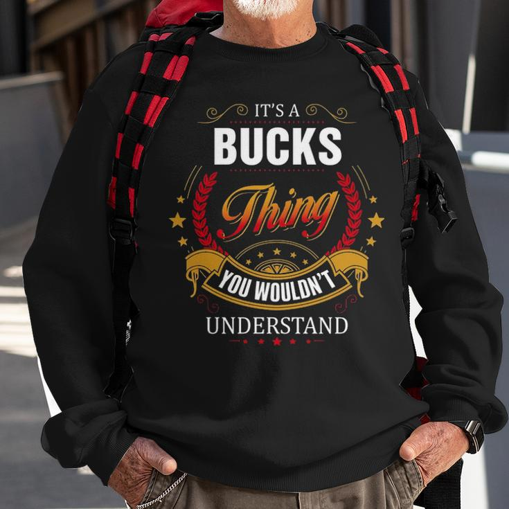 Bucks Family Crest Bucks Bucks Clothing BucksBucks T Gifts For The Bucks Sweatshirt Gifts for Old Men