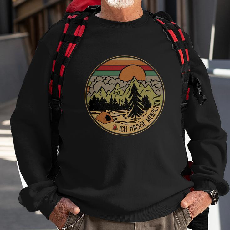 Camping Ich Hasse Menschen V3 Sweatshirt Geschenke für alte Männer