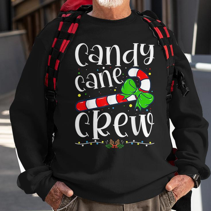 Candy Cane Crew Funny Christmas Candy Lover X-Mas Men Women Sweatshirt Graphic Print Unisex Gifts for Old Men