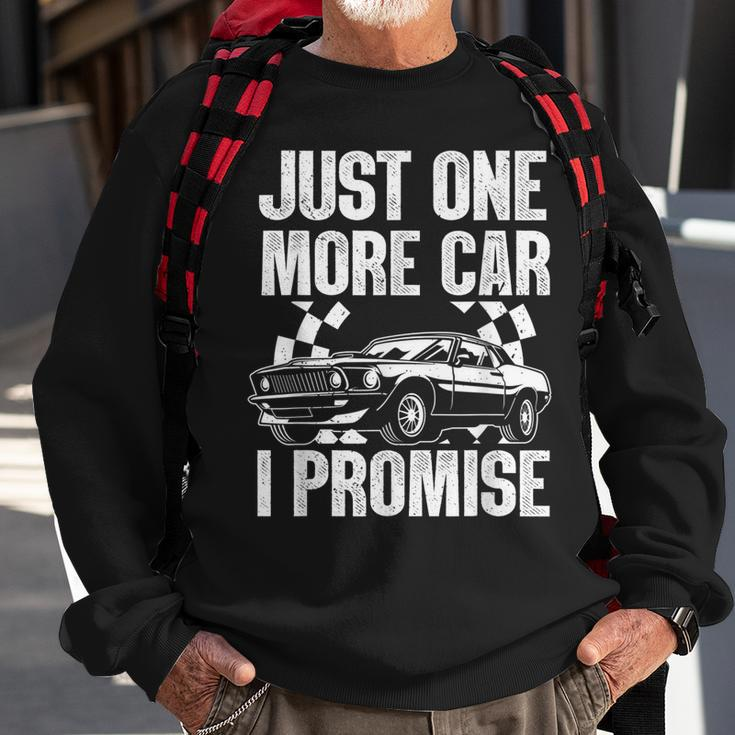 Car Lover For Men New Engine Owner Classic Car Technician Sweatshirt Gifts for Old Men