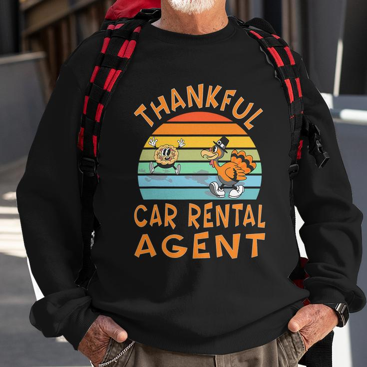 Car Rental Agent Job Funny Thanksgiving Sweatshirt Gifts for Old Men