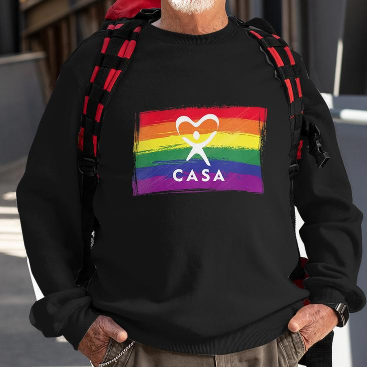 Casa Court Appointed Special Advocates Men Women Sweatshirt Graphic Print Unisex Gifts for Old Men