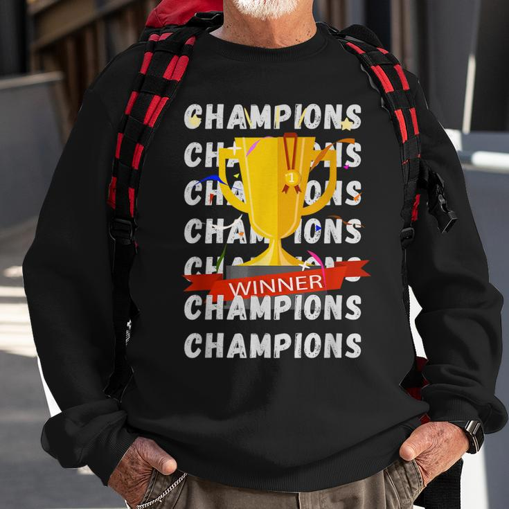 Champions 2023 The Winner Team Number One Team Sweatshirt Gifts for Old Men
