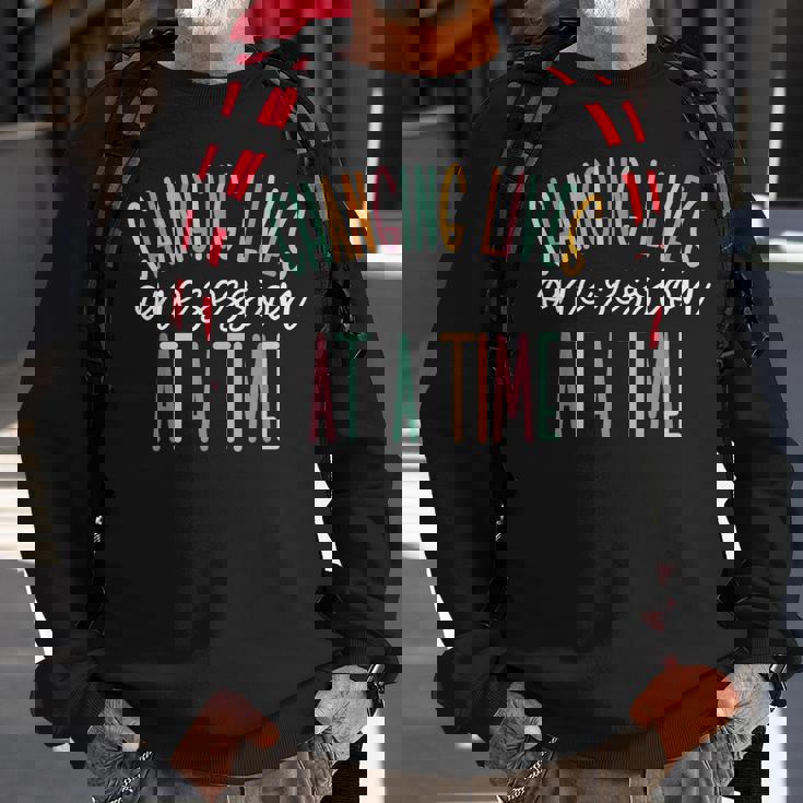 Changing Lives One Session At A Time Sweatshirt Gifts for Old Men