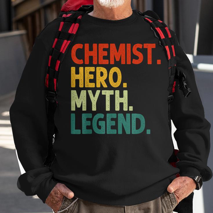 Chemist Hero Myth Legend Vintage Chemie Sweatshirt Geschenke für alte Männer