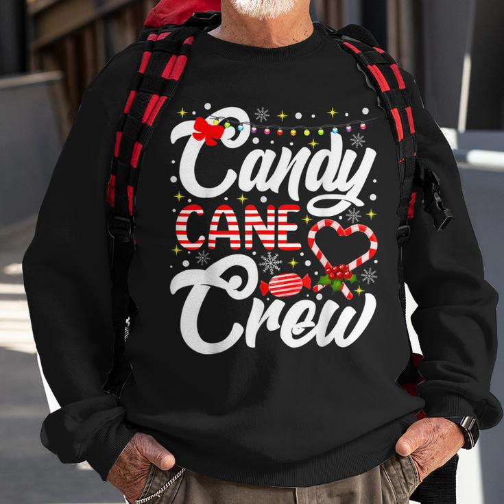 Christmas Candy Lover Funny Xmas Candy Cane Crew Men Women Sweatshirt Graphic Print Unisex Gifts for Old Men
