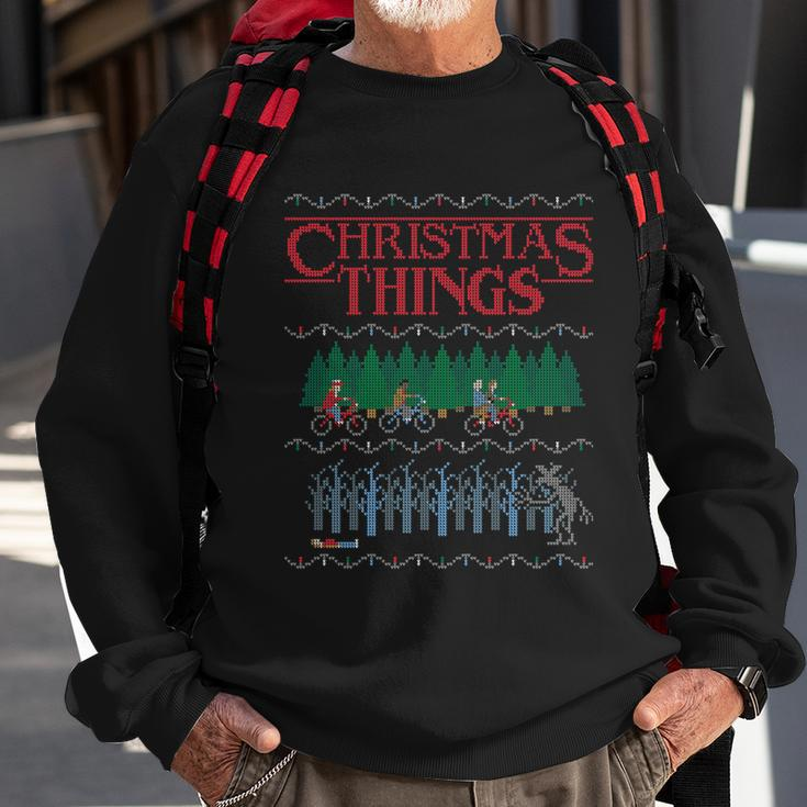 Christmas Things Ugly Christmas Sweater Sweatshirt Gifts for Old Men