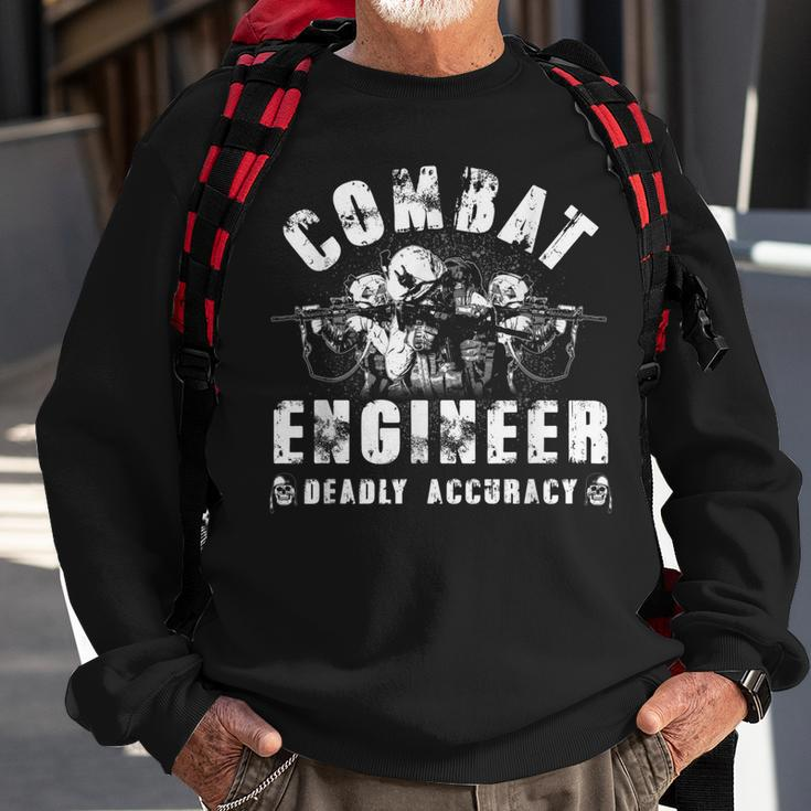 Combat Engineer Accurate Usa Military Sapper Sweatshirt Gifts for Old Men