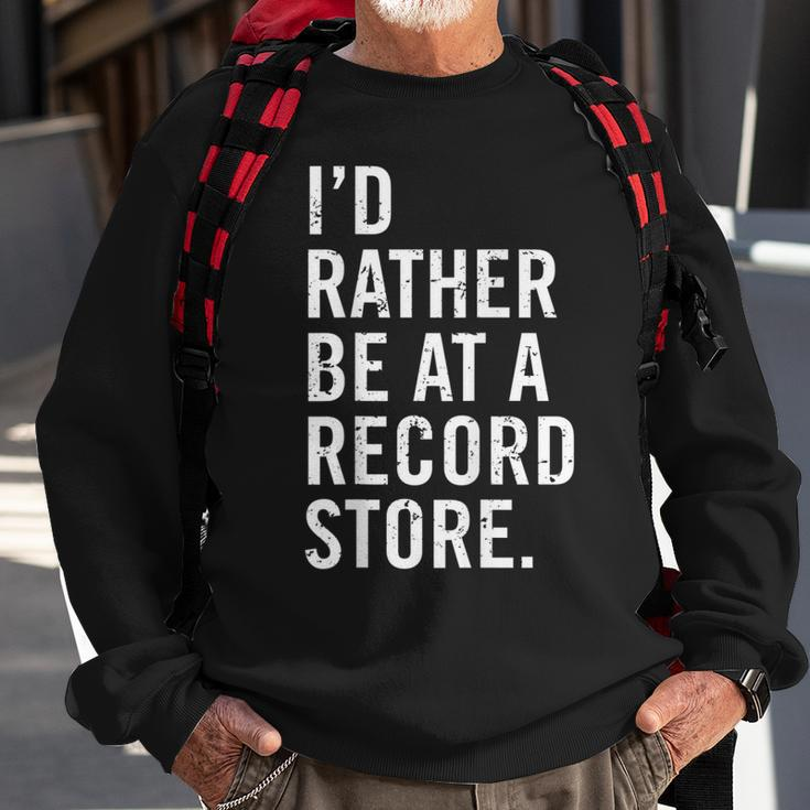Cool Vinyl Records Gift For Vinyl Record Store Lovers Sweatshirt Gifts for Old Men