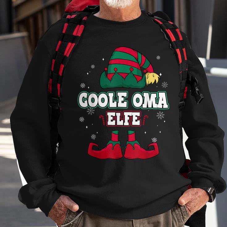 Coole Oma Elfe Partnerlook Weihnachten Sweatshirt Geschenke für alte Männer