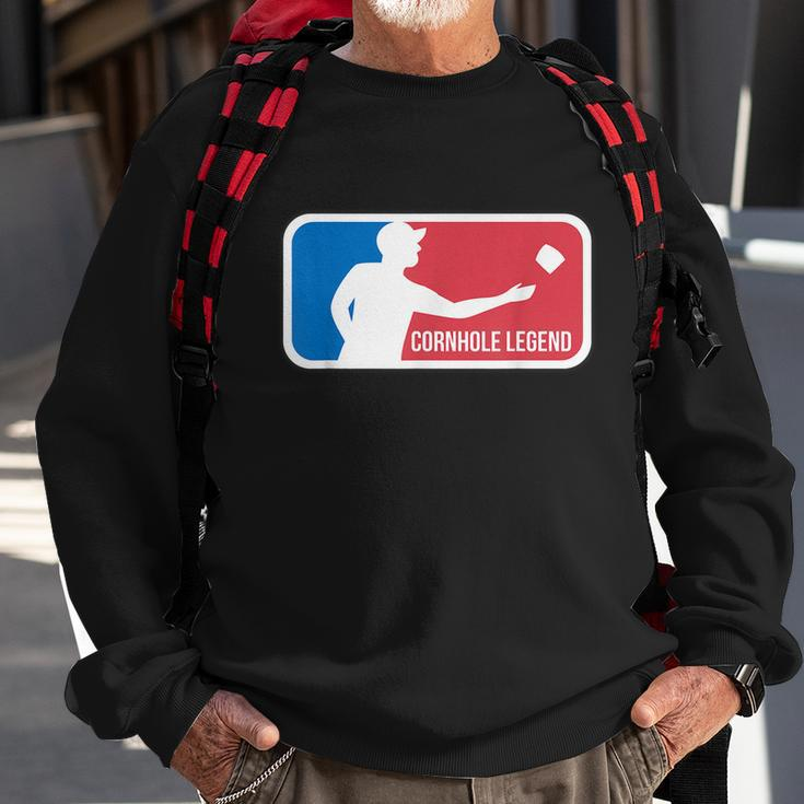 Cornhole For A Cornhole Legend Sweatshirt Gifts for Old Men