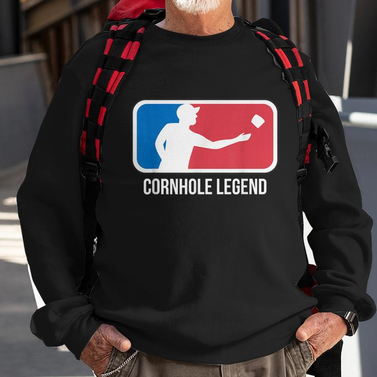 Cornhole For A Cornhole Legend Sweatshirt Gifts for Old Men