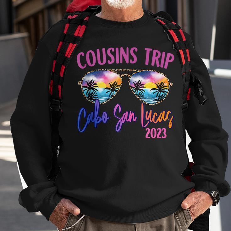 Cousins Trip Cabo San Lucas 2023 Sunglasses Summer Vacation Sweatshirt Gifts for Old Men