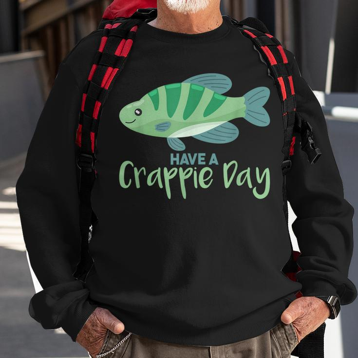 Crappie Day Funny FishingFor Anglers Gift Sweatshirt Gifts for Old Men