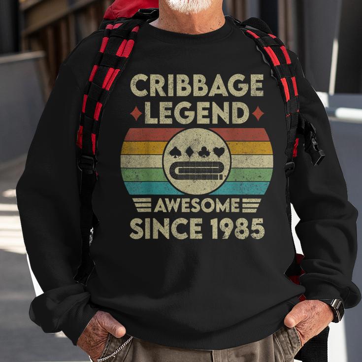 Cribbage Legend 37 Jahre Alt Fantastisch Seit 1985 Cribbage Sweatshirt Geschenke für alte Männer