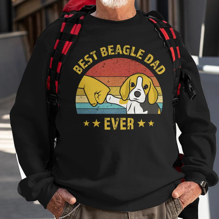 Cute Best Beagle Dad Ever Retro Vintage Gift Puppy Lover V2 Sweatshirt Gifts for Old Men