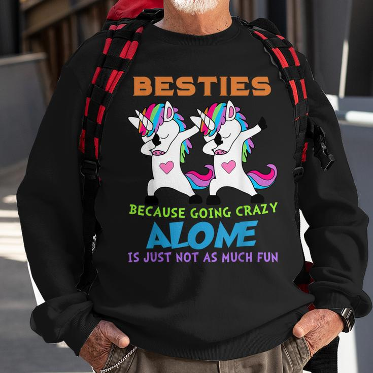 Cute Unicorn Besties Best Friends For Ever Sweatshirt Gifts for Old Men